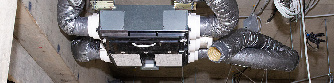 設備工事の様子